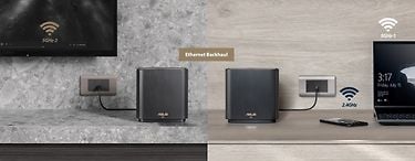 Asus ZenWiFi AX XT8 V2 Tri-band WiFi -Mesh-järjestelmä, musta, kuva 5