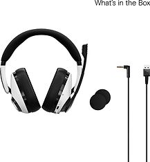 EPOS H3 Hybrid -kuulokemikrofoni, valkoinen, kuva 7