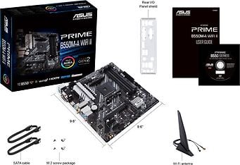 Asus PRIME B550M-A WIFI II AM4 microATX-emolevy, kuva 8