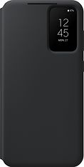 Samsung Galaxy S23+ Clear View Wallet Cover -suojakuori, musta