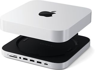 Satechi Stand Hub for Mac mini -telakka, hopea, kuva 3