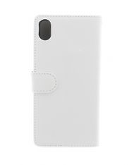 Insmat Exclusive Flip Case -lompakkokotelo, Sony Xperia X, valkoinen, kuva 2