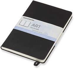 Moleskine Watercolour Notebook Large-muistikirja, 13 x 21 cm, kovakantinen, musta, kuva 3