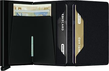 Secrid Slimwallet Crisple -lompakko, musta, kuva 3