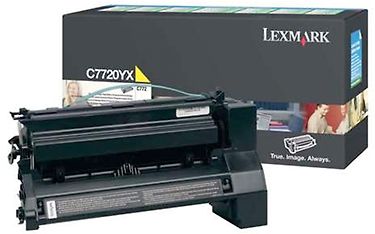 Lexmark C7720YX keltainen extrariittopalautusvärikasetti