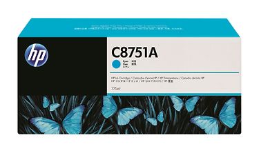 HP C8751A Vivera syaani mustekasetti, 775ml
