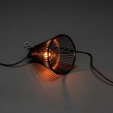 Konstsmide Start -LED valosarjan lisäketju mustilla kuvuilla, 10 lamppua, kuva 4