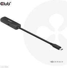 Club 3D CAC-1588 Type C - HDMI 2.1 PD 100W -aktiivinen adapteri, 4K120 Hz - 8K60Hz, kuva 8