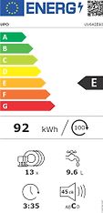 Upo UV642E60 -astianpesukone, integroitava, kuva 14