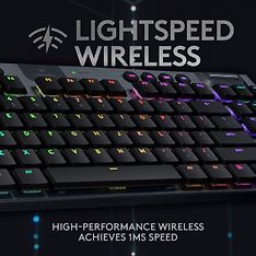 Logitech G915 TKL -pelinäppäimistö, Tactile-kytkimet, musta, kuva 6