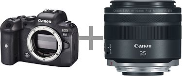 Canon EOS R6 -järjestelmäkamera, runko + RF 35mm f/1.8 IS Macro STM -objektiivi