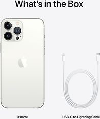 Apple iPhone 13 Pro Max 1 Tt -puhelin, hopea, kuva 9