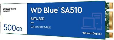 WD Blue SA510 500 Gt M.2 SATA -SSD-kovalevy