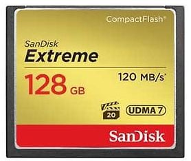 SanDisk 128GB Extreme CompactFlash (CF) muistikortti