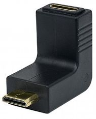 Manhattan HDMI Mini -kulma-adapteri, 90 astetta, uros - naaras