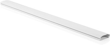 Mozi Disguise 60 mm -alumiininen kaapelikouru, 75 cm, valkoinen
