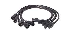 APC Power Cord Kit (5 kpl), C13 - C14, 0,6m