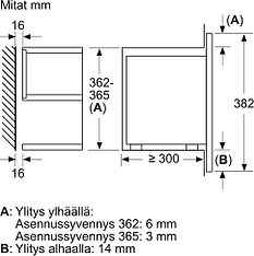 Bosch BFR7221B1 Serie 8 -mikroaaltouuni, musta, kuva 5