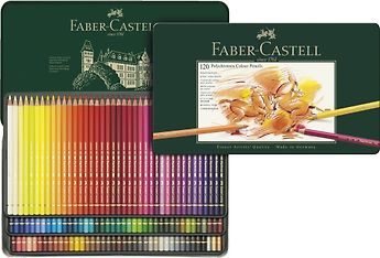 Faber-Castell Polychromos -värikynät peltirasiassa, 120 väriä, kuva 3