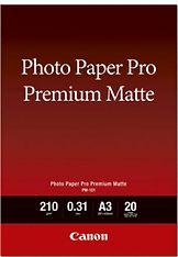 Canon PM-101 Premium Matte Photo Paper -valokuvapaperi, A3, 20 arkkia