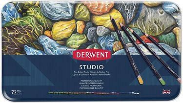 Derwent Studio -värikynälajitelma, 72 kynää