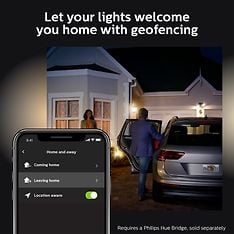 Philips Hue Econic Outdoor-älykäs lyhtyvalaisin, alaspäin, musta, 31 cm, 1150 lm, kuva 20