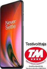 OnePlus Nord 2 5G -Android-puhelin, 128 Gt, harmaa