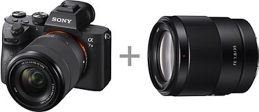 Sony A7 III -järjestelmäkamera + 28 - 70 mm OSS + FE 35 mm f/1.8