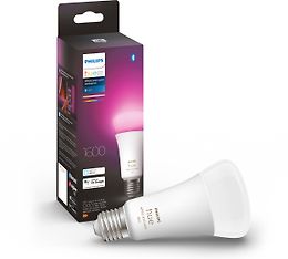 Philips Hue -LED-älylamppu, White and color ambiance, E27, 1600 lm