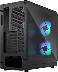 Fractal Design Focus 2 RGB Black TG Clear Tint ATX-kotelo ikkunalla, musta, kuva 3