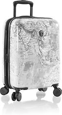 Heys Journey 3G Fashion Spinner 53 cm -matkalaukku, mustavalkoinen kartta