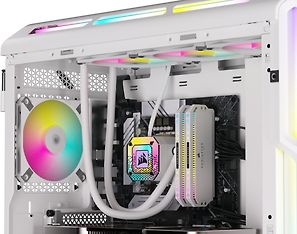 Corsair iCUE AF120 RGB SLIM -tuuletin, valkoinen, 120 mm, 2 kpl pakkaus, kuva 11