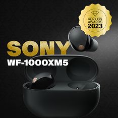 Sony WF-1000XM5 langattomat vastamelunappikuulokkeet, musta, kuva 11