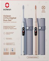 Oclean X Pro Digital Duo Set Limited Edition -sähköhammasharja, hopea / kulta, kuva 5