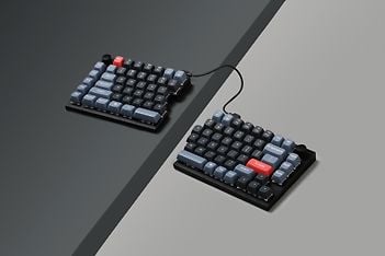 Keychron Q11 QMK/VIA Split Layout Fully Assembled Knob 75% -mekaaninen näppäimistö, Gateron G Pro Red -kytkimet, kuva 12