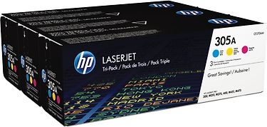 HP 305A Tri-Pack -laservärikasettipakkaus, 3 väriä