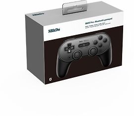 8BitDo SN30 Pro+ Black -peliohjain, Switch / PC / Mac / Android, kuva 5