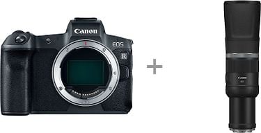 Canon EOS R -järjestelmäkamera + RF 800mm F11 IS STM -superteleobjektiivi
