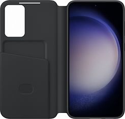 Samsung Galaxy S23+ Clear View Wallet Cover -suojakuori, musta, kuva 3