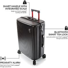 Heys Smart Luggage 76 cm -matkalaukku, hopea, kuva 7