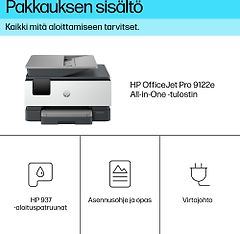 HP OfficeJet Pro 9122e All-in-One -monitoimitulostin, kuva 9