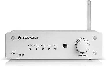 ProCaster PRE-01 -esivahvistin, valkoinen