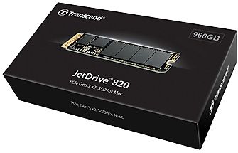 Transcend JetDrive 820 SSD-päivitys Apple MacBook kannettaville 480 Gt