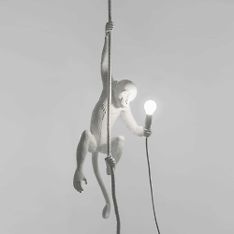 Seletti The Monkey Lamp Ceiling -riippuvalaisin, valkoinen, kuva 2