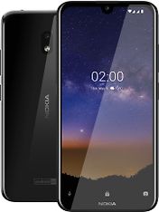 Nokia 2.2 -Android-puhelin 16 Gt Dual-SIM, musta