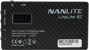 Nanlite LitoLite 5C RGBWW LED-paneeli, kuva 2