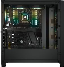 Corsair iCUE 4000X Mid Tower ATX-kotelo ikkunalla, musta, kuva 4