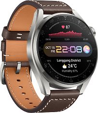 Huawei Watch 3 Pro LTE -älykello 48 mm, ruskea nahkaranneke, kuva 4