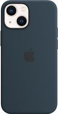 Apple iPhone 13 mini silikonikuori MagSafella, syvänteensininen