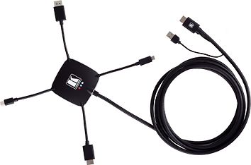 Kramer K-SPIDER HDMI -adapterikaapeli, musta